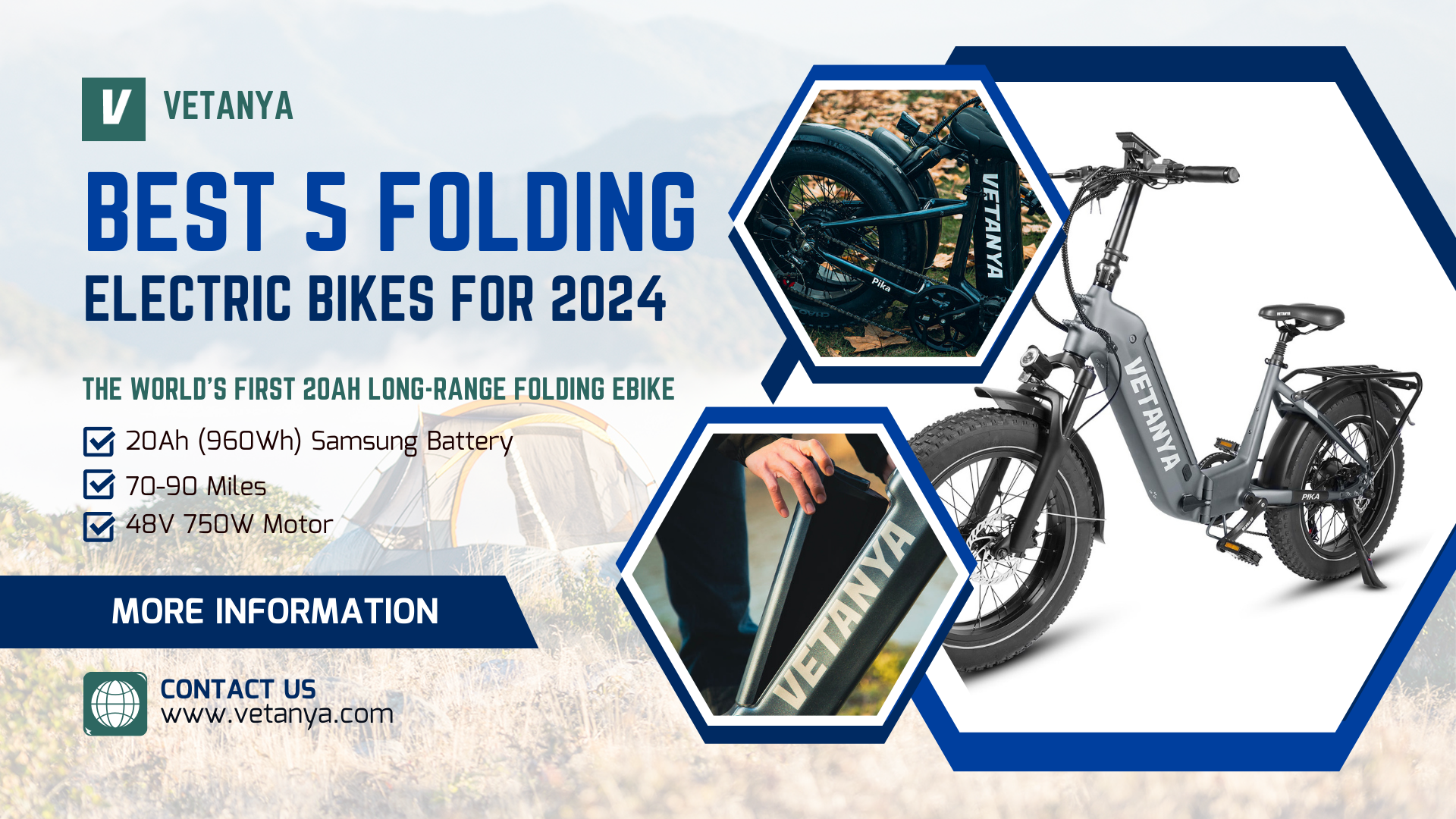 Best 5 Folding Electric Bikes for 2024